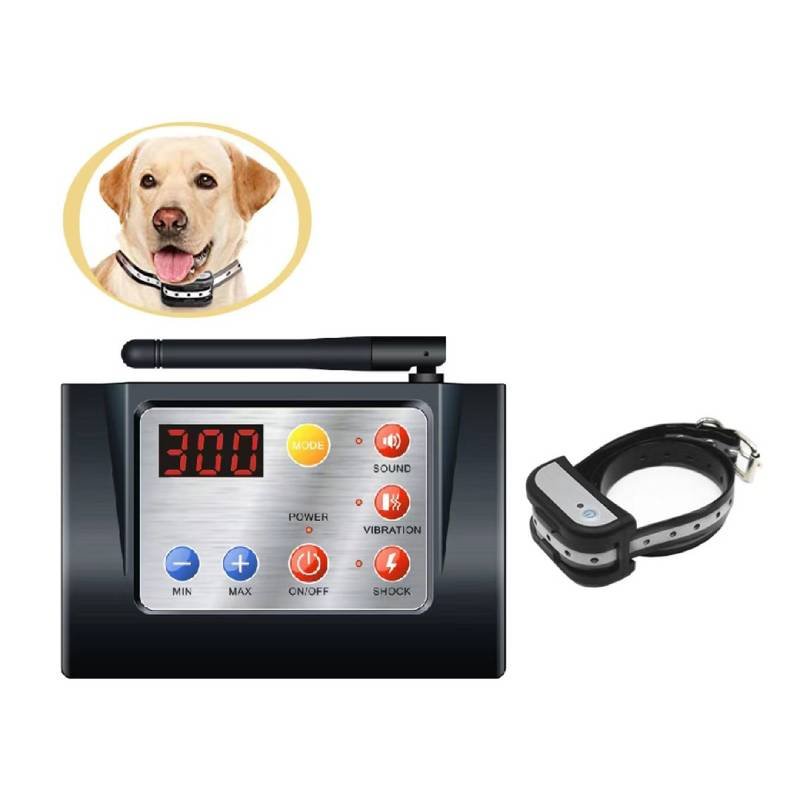 2 in 1 Wireless Dog Fence & Invisible Training Collar 