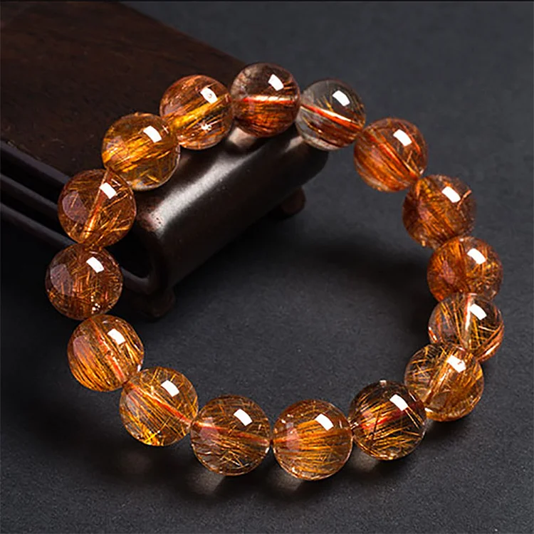 Brazilian Copper Hair Crystal Bracelet KERENTILA