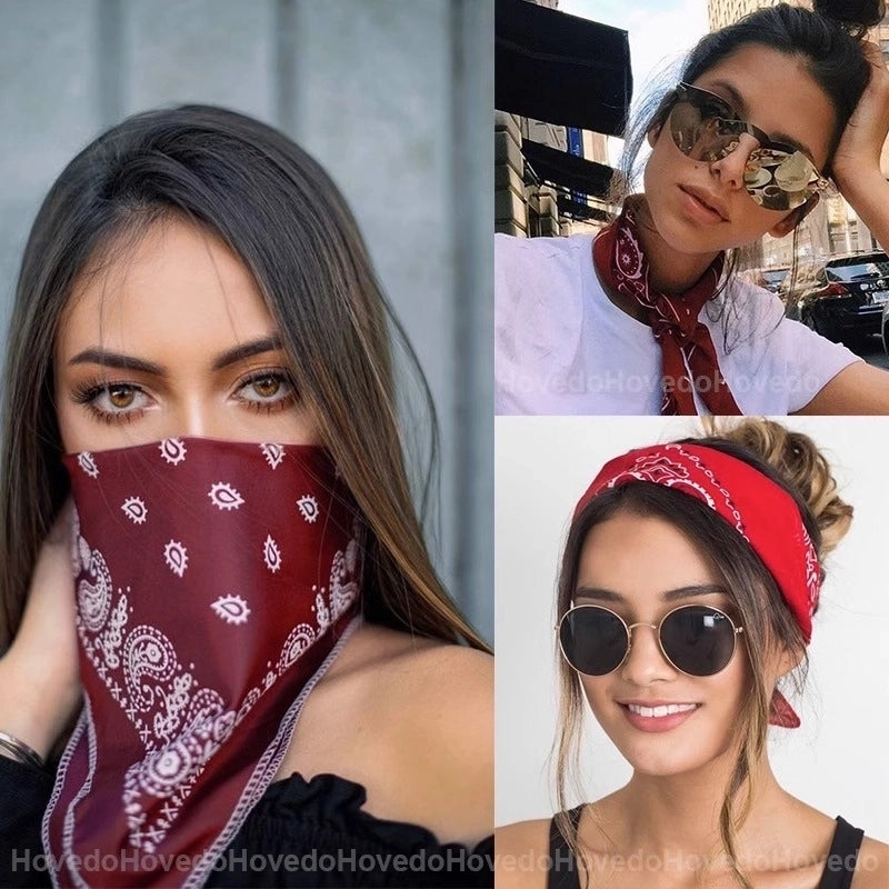 Unisex Classic Style Printing Eaveless Kerchief