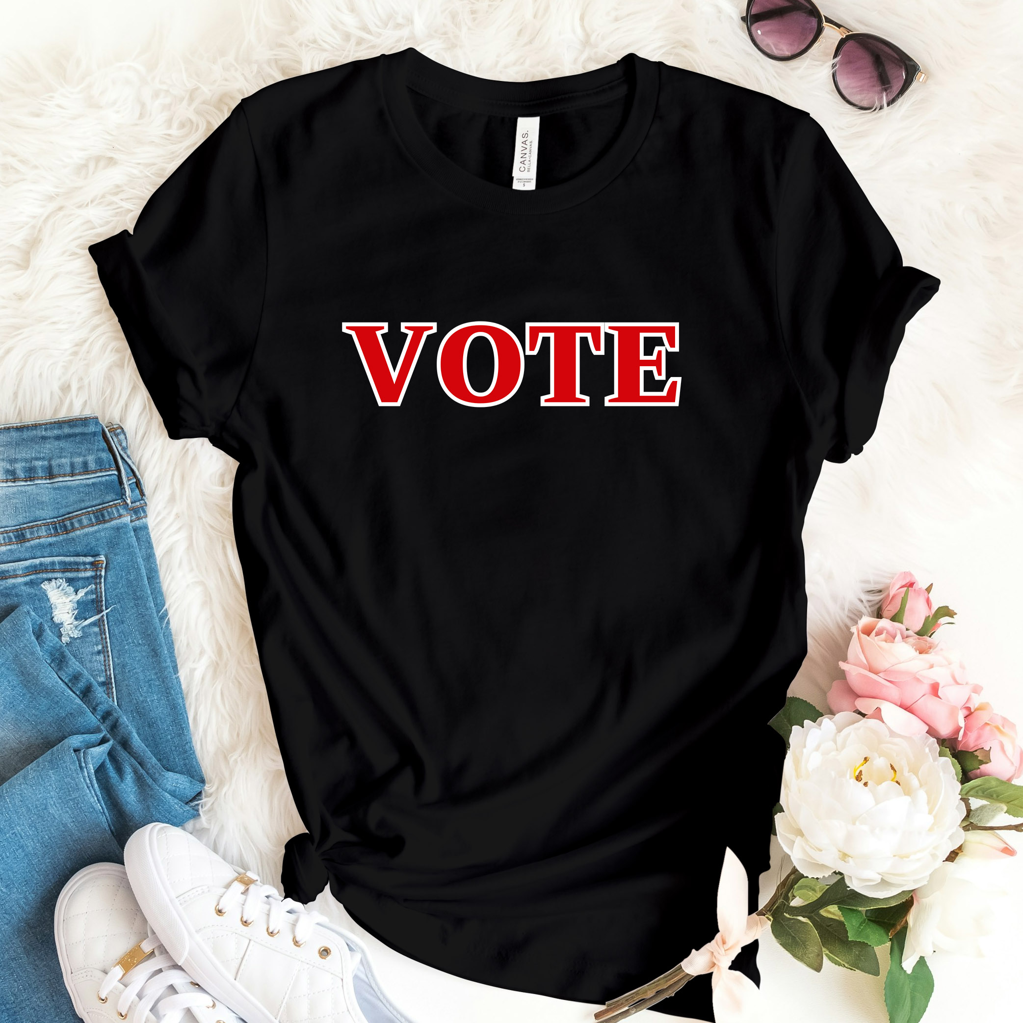 VOTE Fashion Cotton Printed T-Shirt