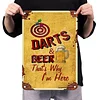 Darts & Beer - Vintage Metal Signs - 20*30cm/30*40cm