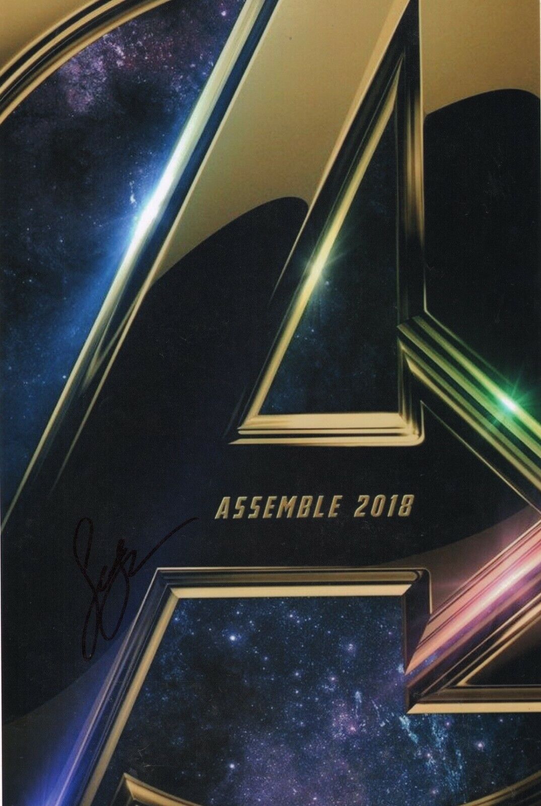 ~~ SEBASTIAN STAN Authentic Hand-Signed Avengers: Infinity War