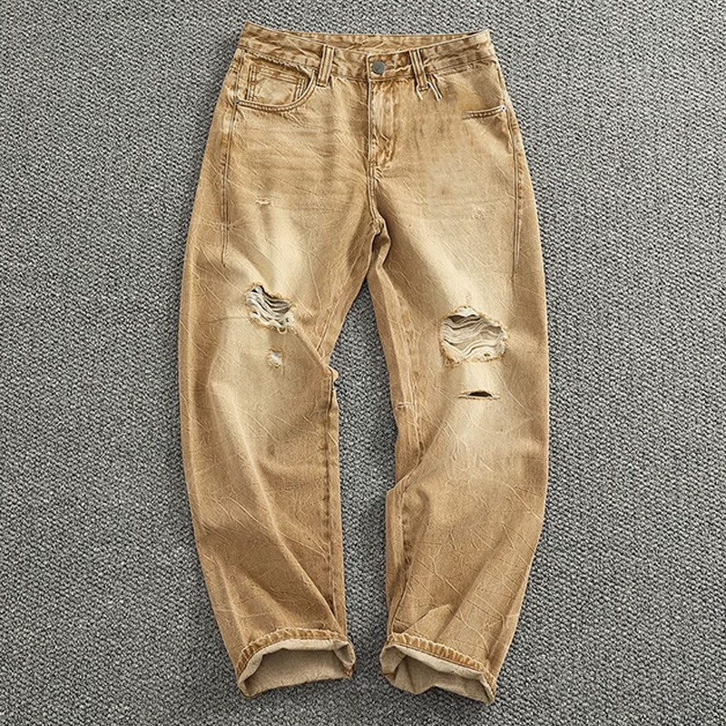  Men’s Distressed Casual Jeans