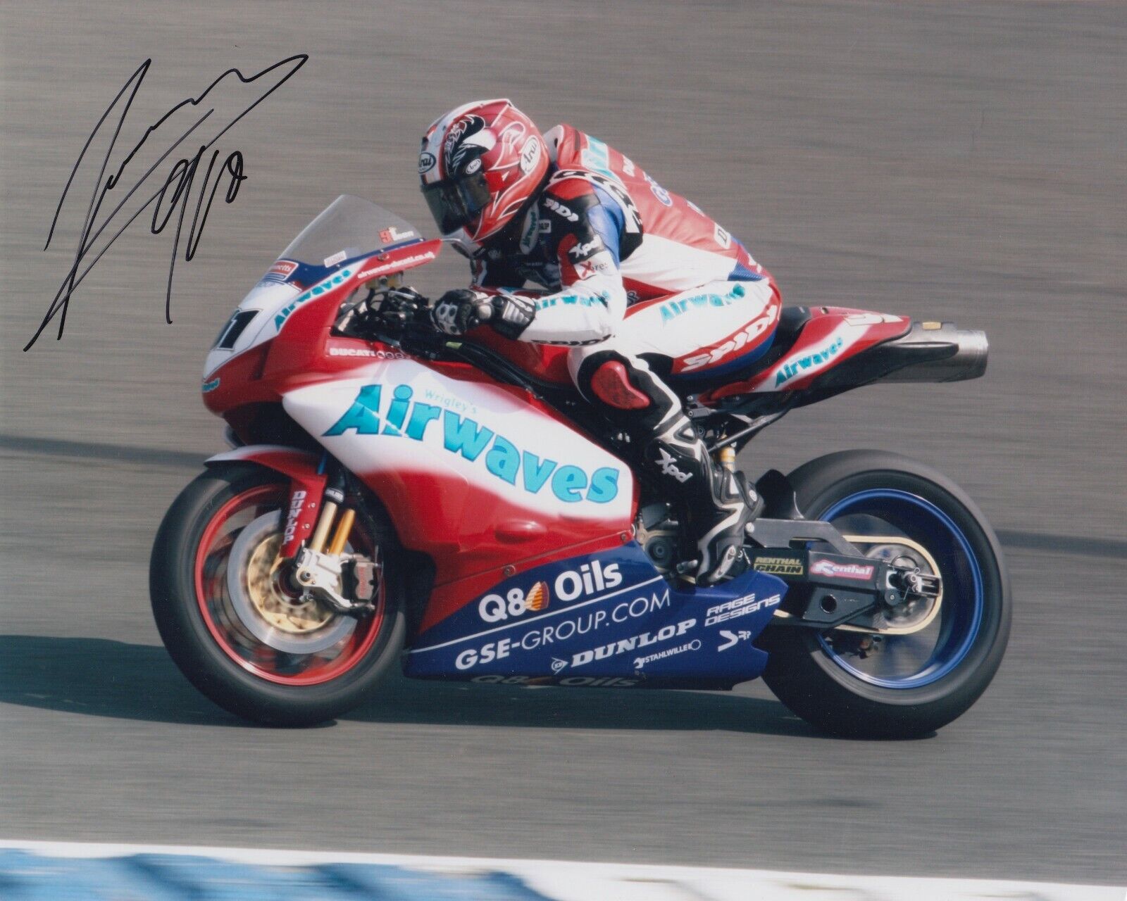 Leon Haslam Hand Signed 10x8 Photo Poster painting - BSB Autograph 1.