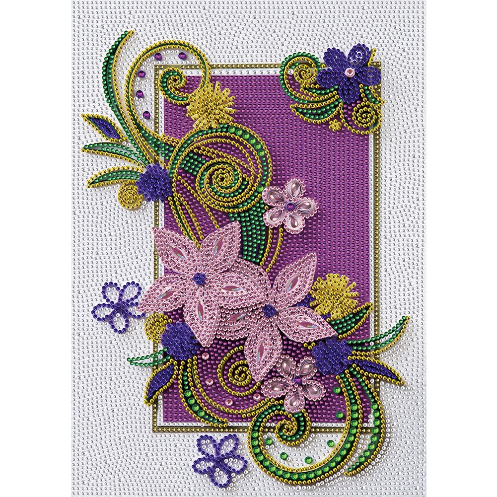 

Flower Quilling Paper - Crystal Special Shaped Diamond Painting - 30*40CM, 501 Original
