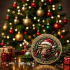 Christmas Highland Cow Challenge commemorative Coin For Christmas Decoration Gift