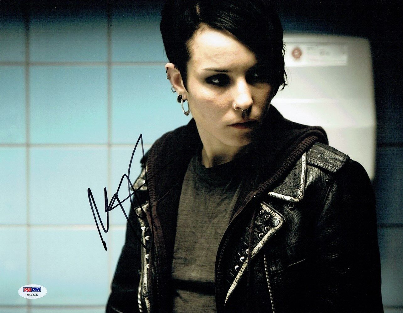 Noomi Rapace Signed Dragon Tattoo Autographed 11x14 Photo Poster painting PSA/DNA #AB39525