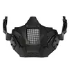 Airsoft Mask 700FPS Impact Resistance Safety Mask Detachable for Training(Black)