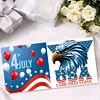 (US Only)6PCS DIY Independence Day Diamond Art Greeting Cards for Independence Day