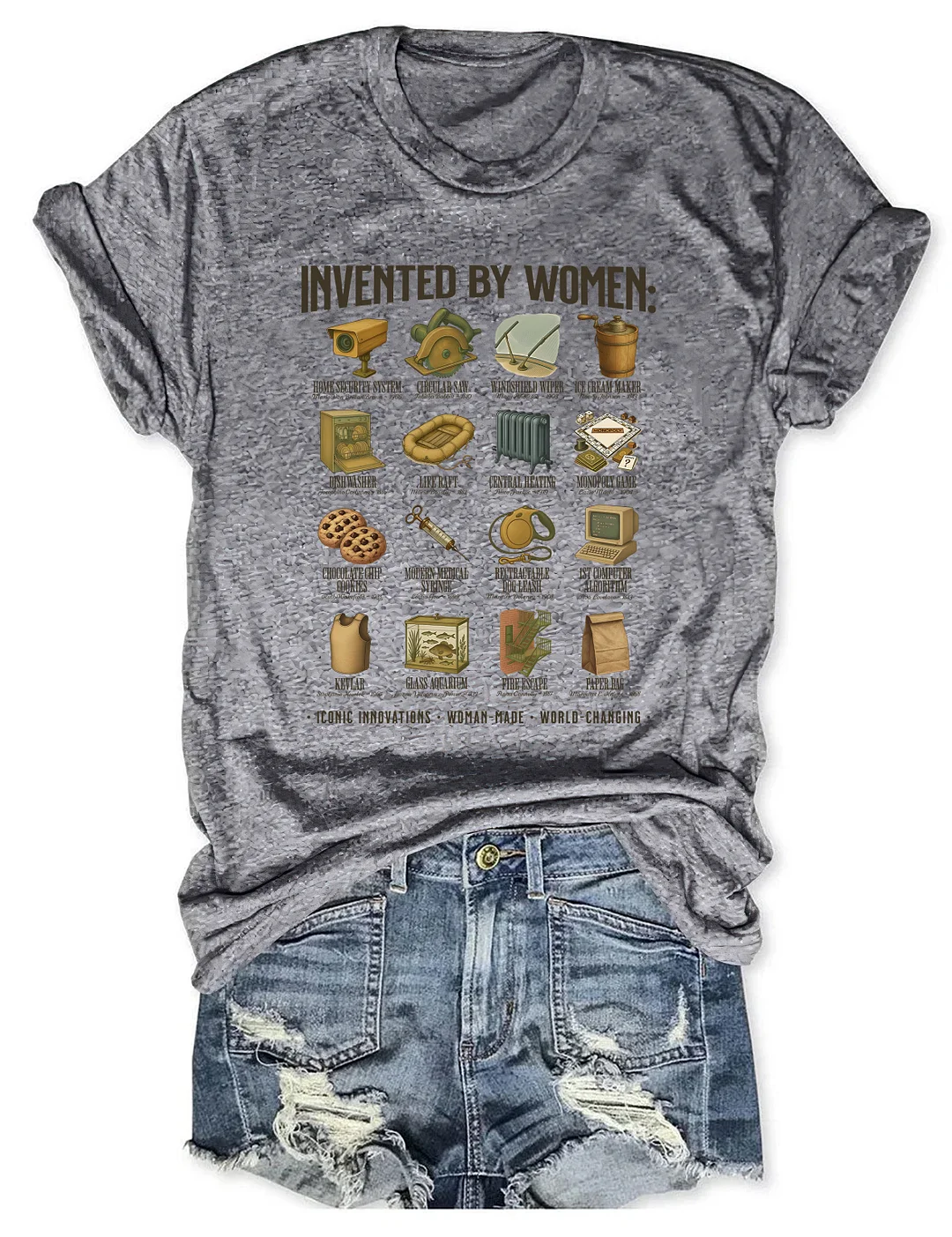 Invented By Women T-shirt