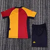 Joyfball 2000-2001 Kids Size Retro Roma Home Football Shirt 1:1 Thai Quality