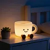 Coffee Cup Night Light Rechargeable 7 Color Changing Dimmable Warm Light with Timer Touch Control Bedside Lamp for Nursery Bedroom Gift