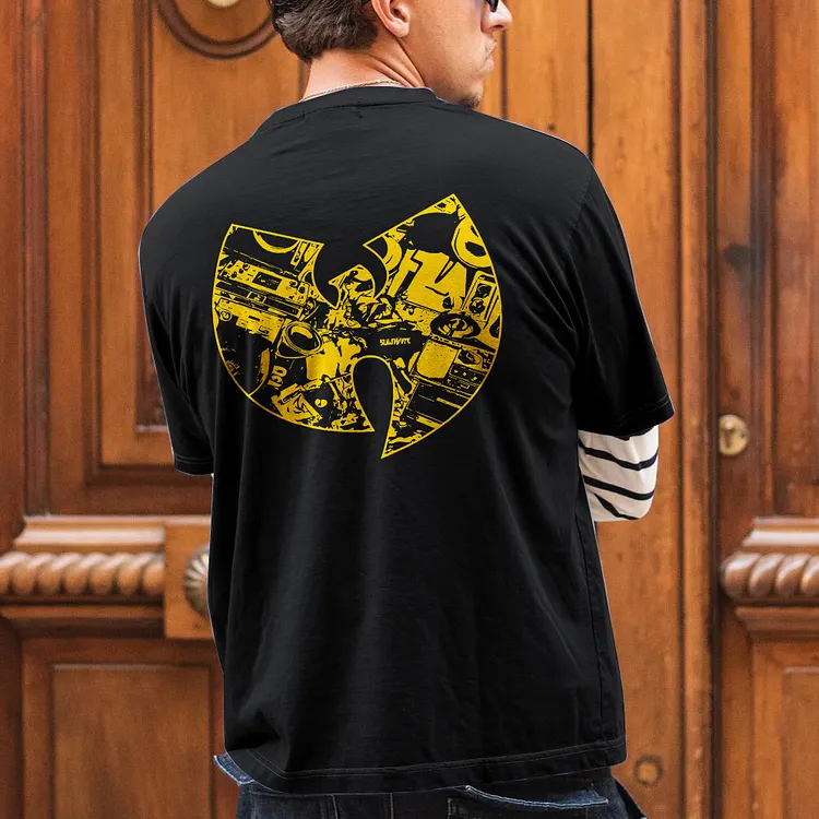 Music Recording Studio Equipment Pattern Printing T-shirt