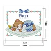 >SALE<Partial Cross Stitch 14CT Cotton DIY Bear Baby Counted Embroidery (C728)