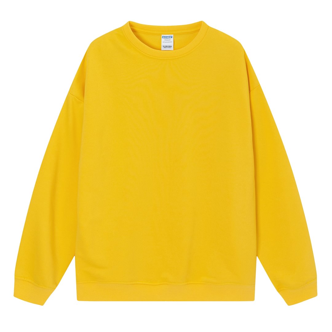 Men's Basic Yellow Sweatshirt