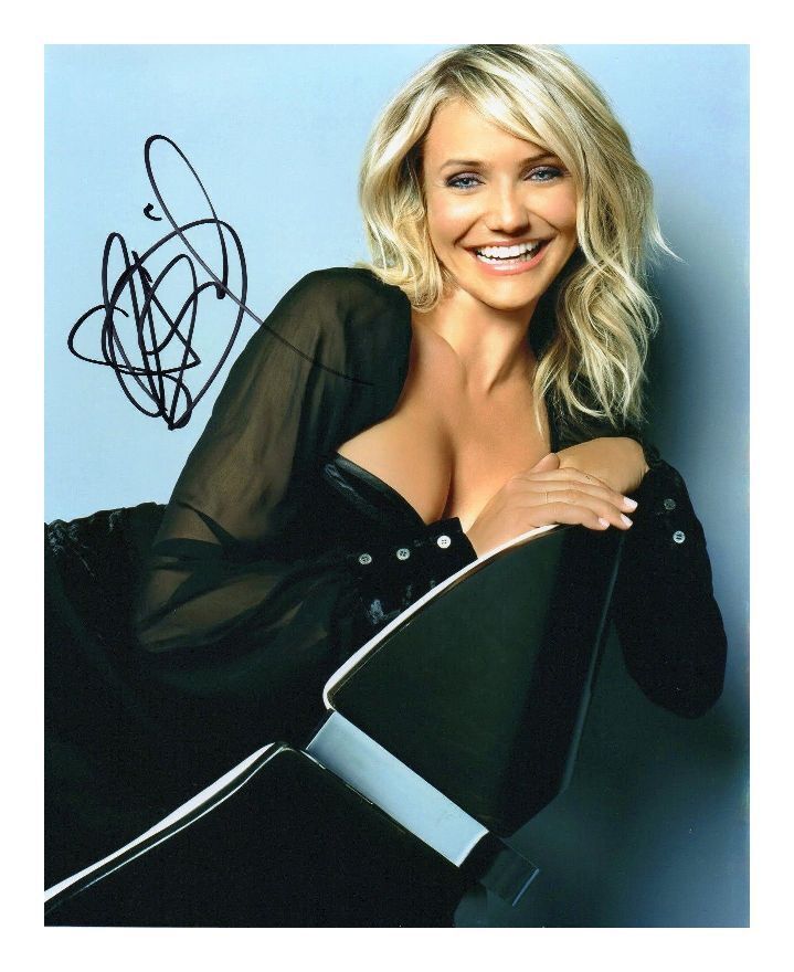 CAMERON DIAZ AUTOGRAPHED SIGNED A4 PP POSTER Photo Poster painting PRINT 4