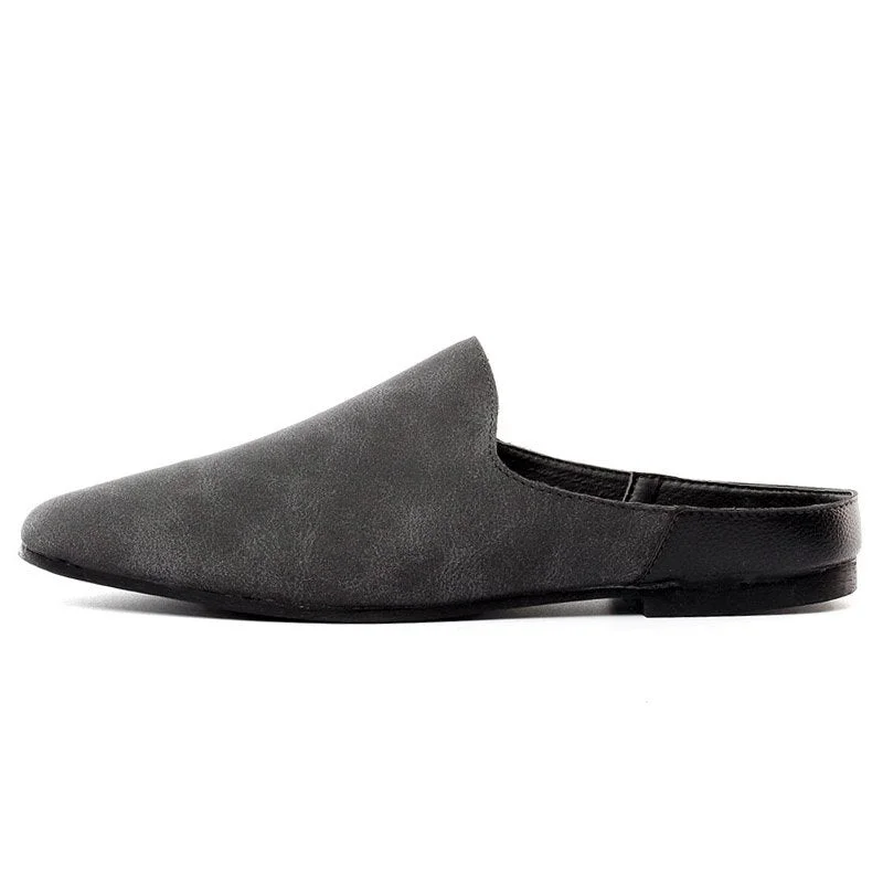 Hot Sale Mens Half Loafers Summer Lightweight Half Slippers Outdoor Half Shoes for Male Fashion Breathable Non-slip Mules