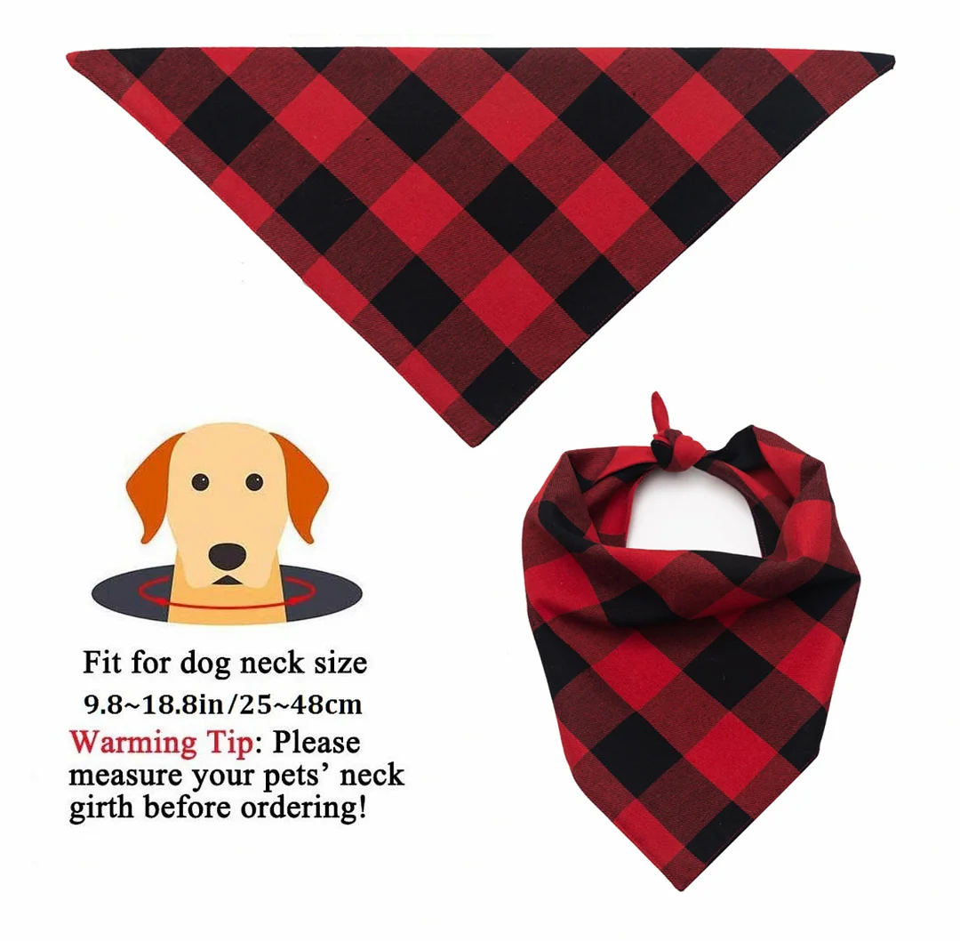 Merry Christmas Antler Contrast top and Plaid Pants Family Matching Pajamas Set(with Pet Dog Clothes)