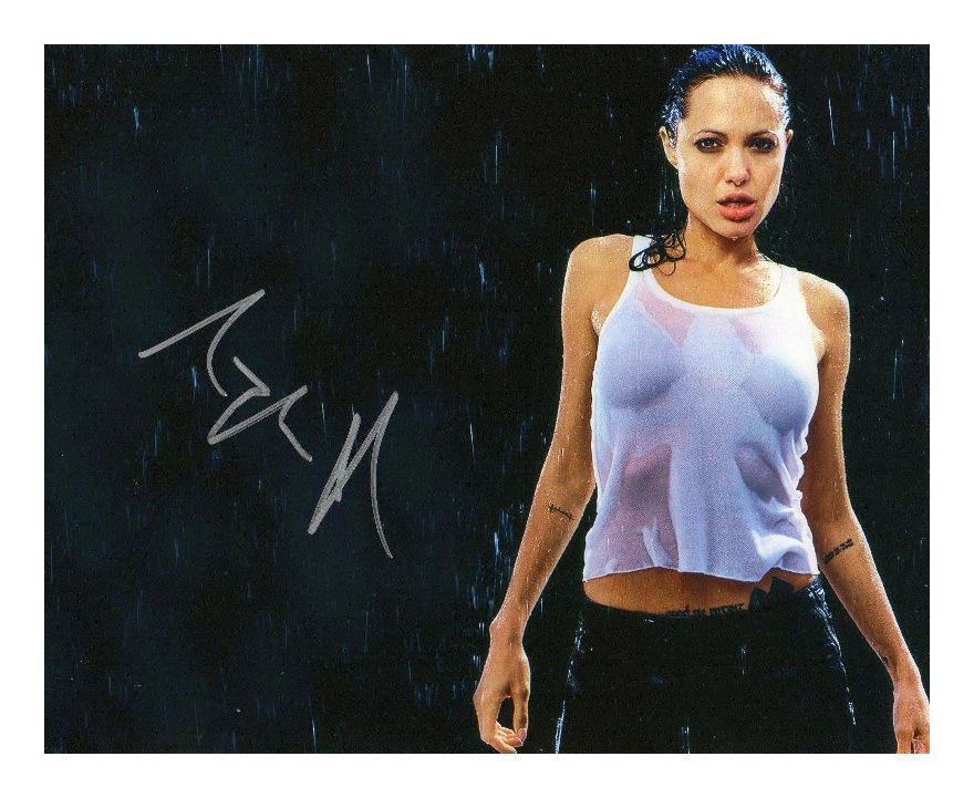 ANGELINA JOLIE AUTOGRAPHED SIGNED A4 PP POSTER Photo Poster painting PRINT 3