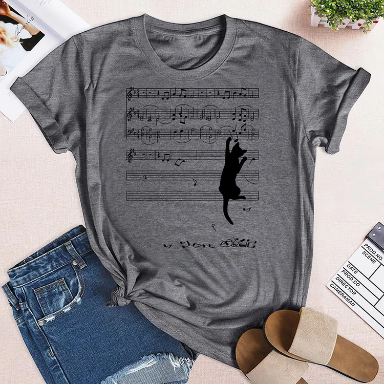 Cat music prank T-Shirt-03566-Annaletters