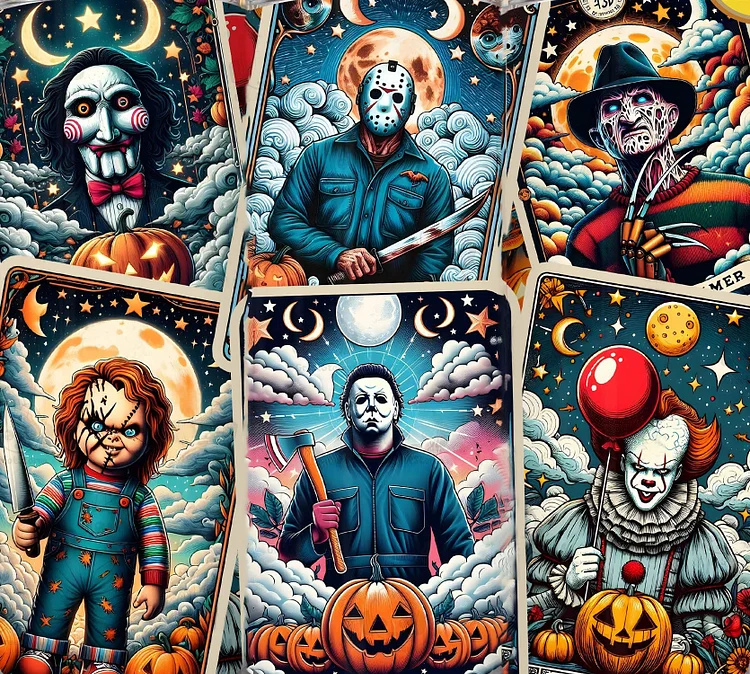 Halloween Horror Characters 50*45CM(Canvas) Diamond Painting gbfke
