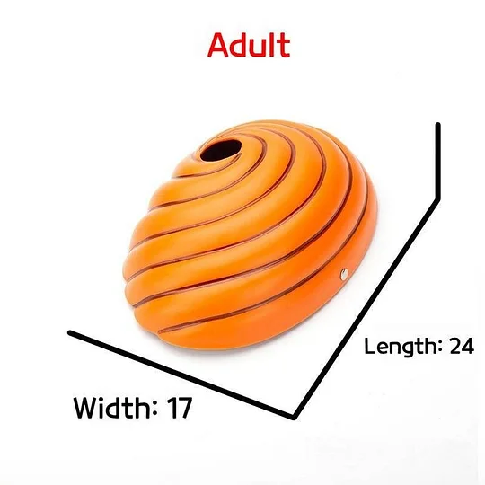 [Wetrose] Uchiha Obito Mask Anime Cos Props Tobi Uchiha Madara HokageCosplay Halloween Naruto Costume Ninja Accessories