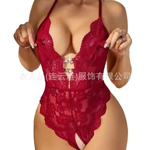 Uveng New Ladies' Sex Underwear Sexy Love Accessories Splicing Laces