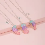 Women's Breast Cancer Awareness Ribbon Star Alloy Pendant - Image 2