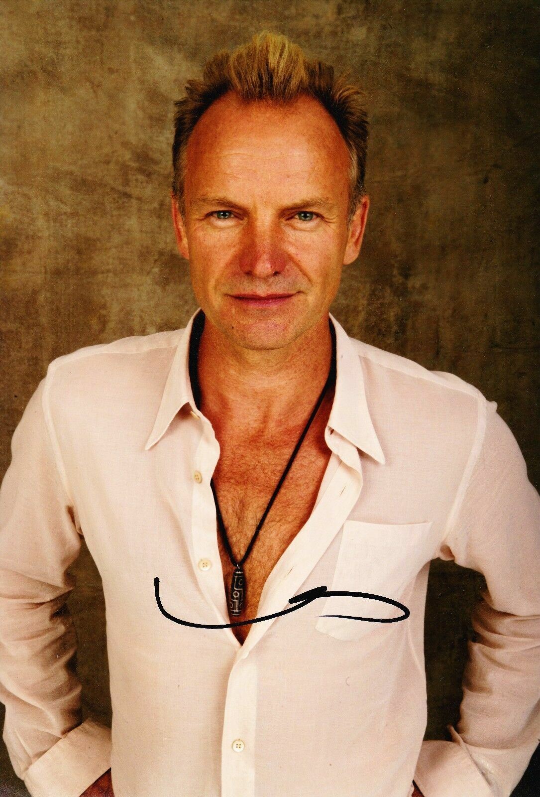 Sting Signed 12X8 Photo Poster painting The Police Autograph AFTAL COA (A)