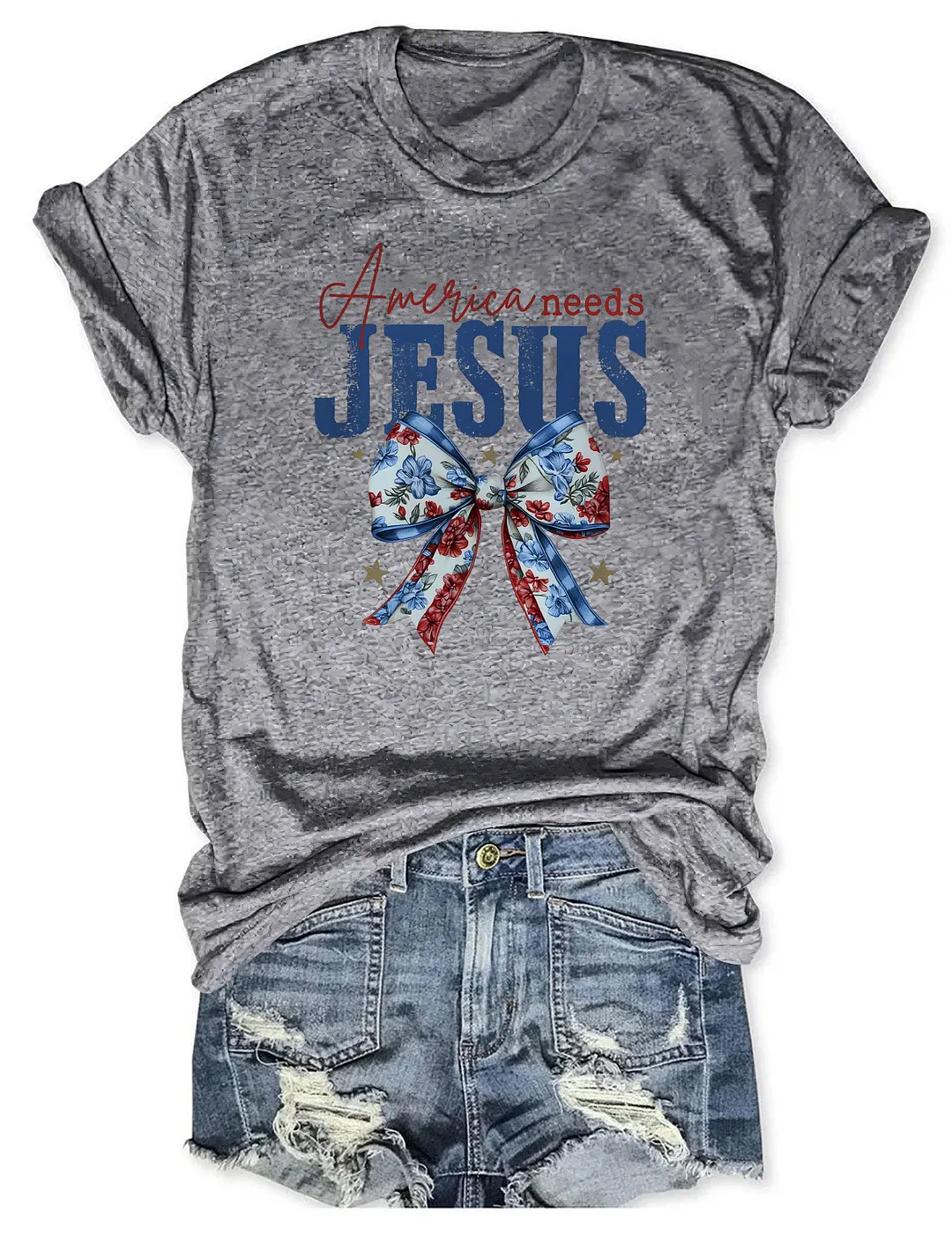 America Needs Jesus T-shirt