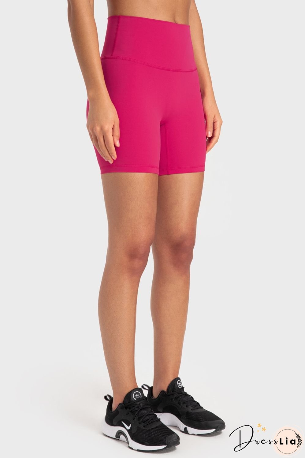 Staying Cozy Wide Waistband Biker Shorts