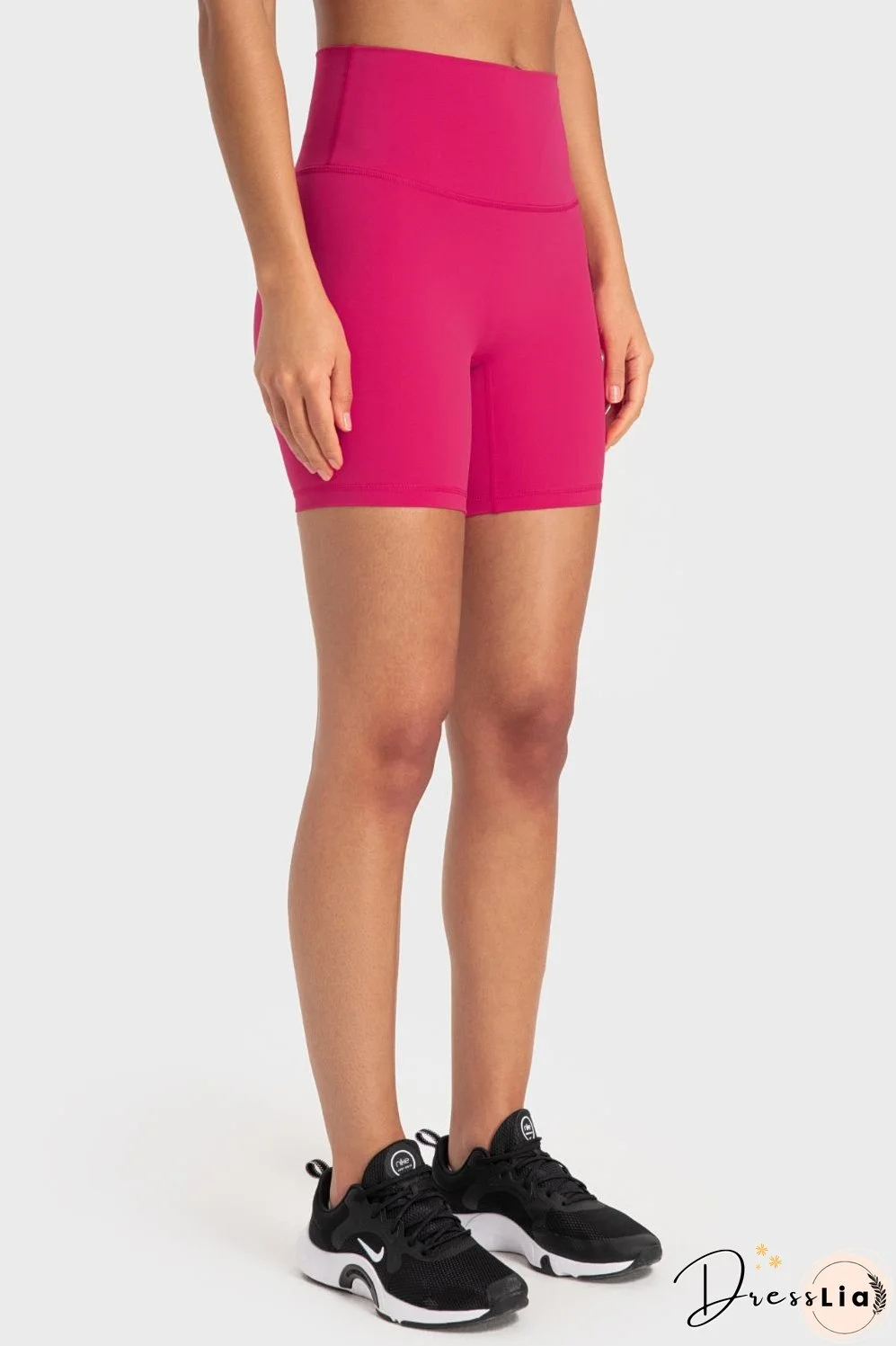 Staying Cozy Wide Waistband Biker Shorts