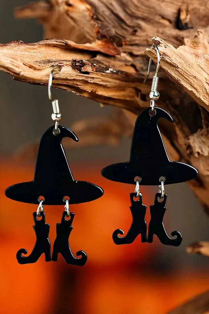 Accessori per orecchini divertenti Cappello da strega di Halloween