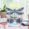 DIY Dragonfly Acrylic Special Shape Diamond Painting Desktop Ornaments