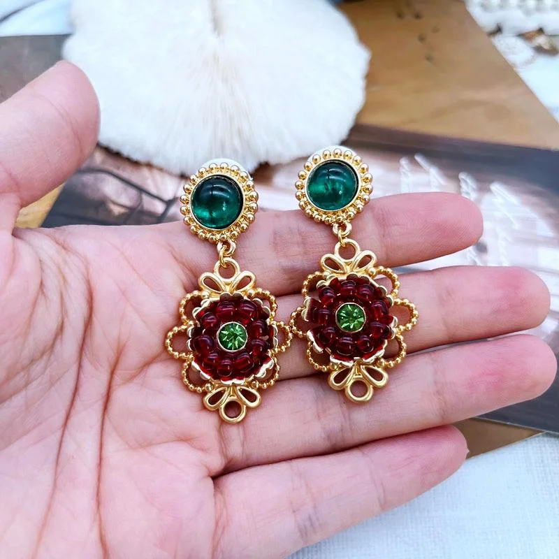 Vintage Flower Earrings