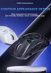 AULA SC620 Tri-mode Wireless Bluetooth Mouse 2.4G Gaming Hollow Cool Backlight Lightweight