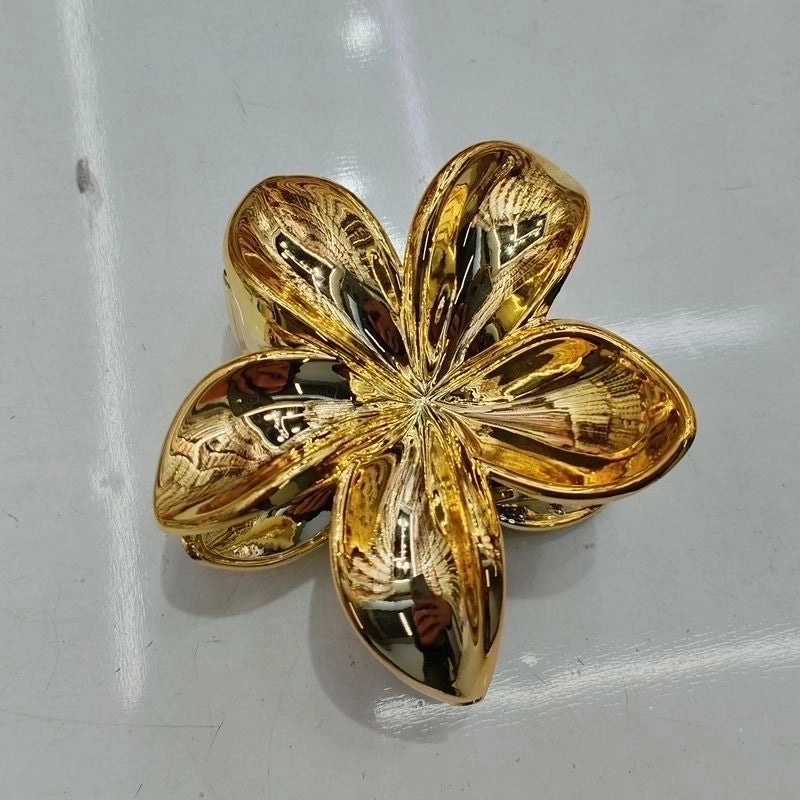 2 Pieces Women’s Sweet Flower Arylic Hair Claws