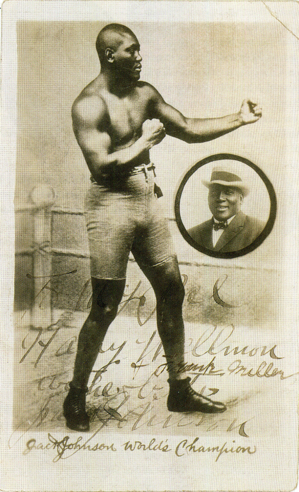 JACK JOHNSON Signed Photo Poster paintinggraph WORLD HEAVYWEIGHT BOXING CHAMPION preprint