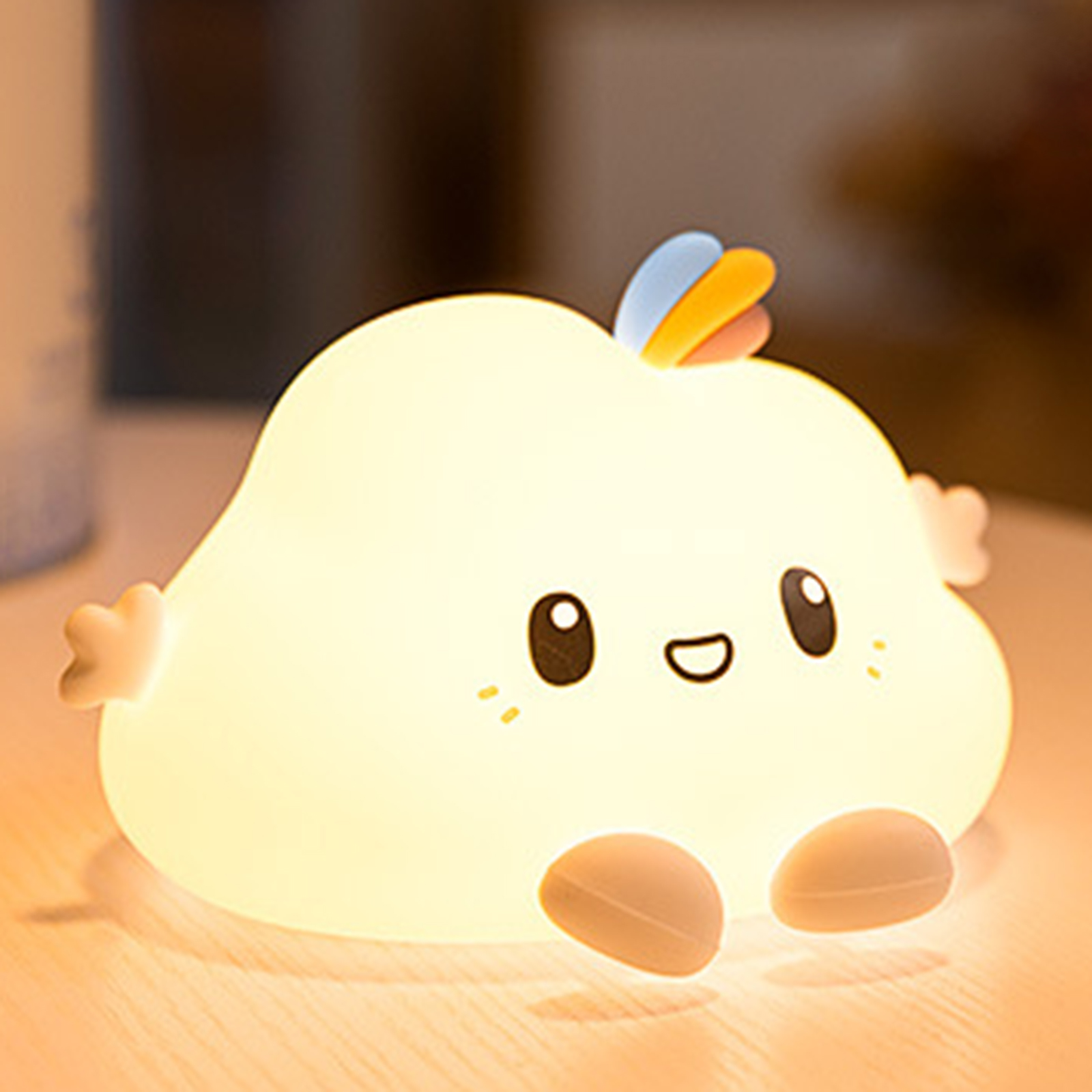 

Cute LED Silicone Cloud Nursery Baby room-Night Light, 501 Original