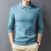 Cashmere-Blend Polo-Neck Sweater [10 Colors]