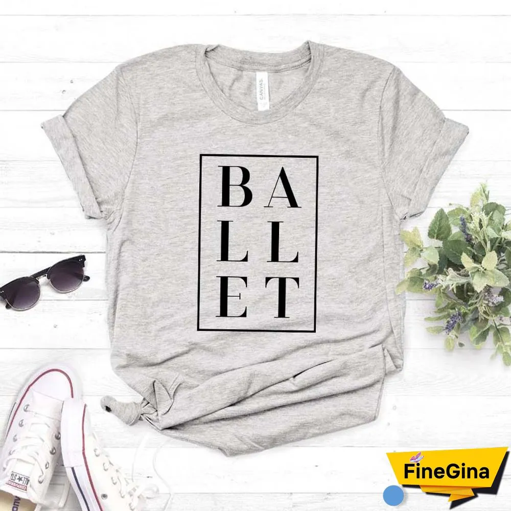 Ballet SquareDance Print WomenTshirt Cotton Casual FunnyTShirt For Lady Girl Top Tee Hipster 6 Colors Drop Ship NA-107