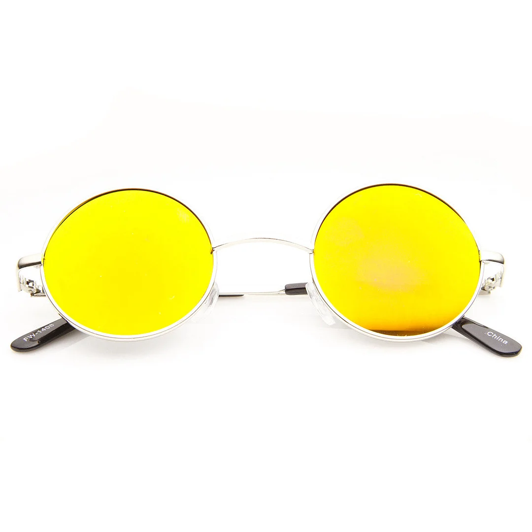 Small Retro-Vintage Style Lennon Inspired Round Metal Circle glasses