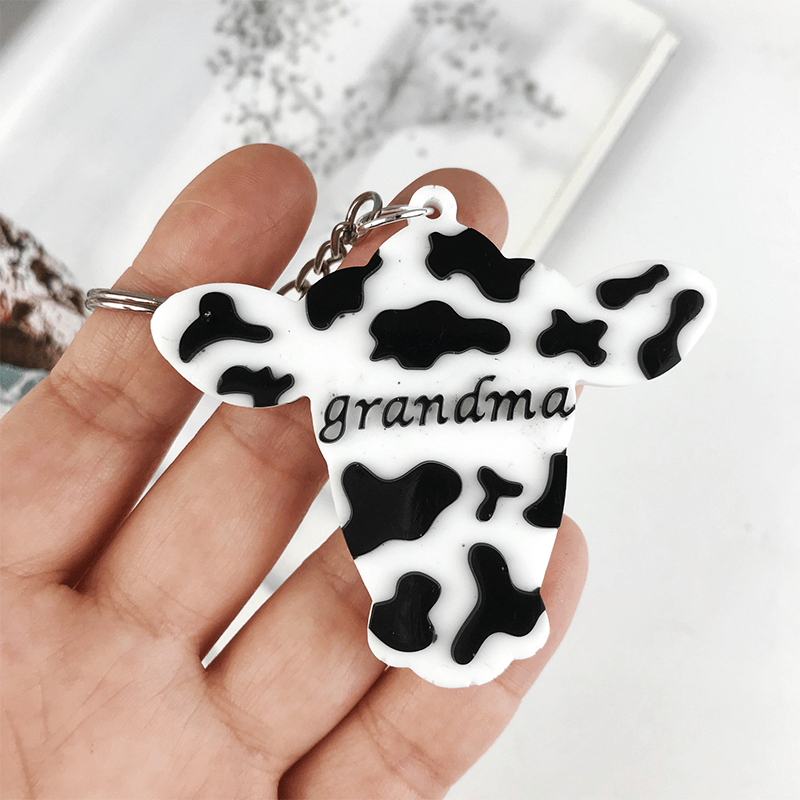 Mama Cow Keychain Resin Mold