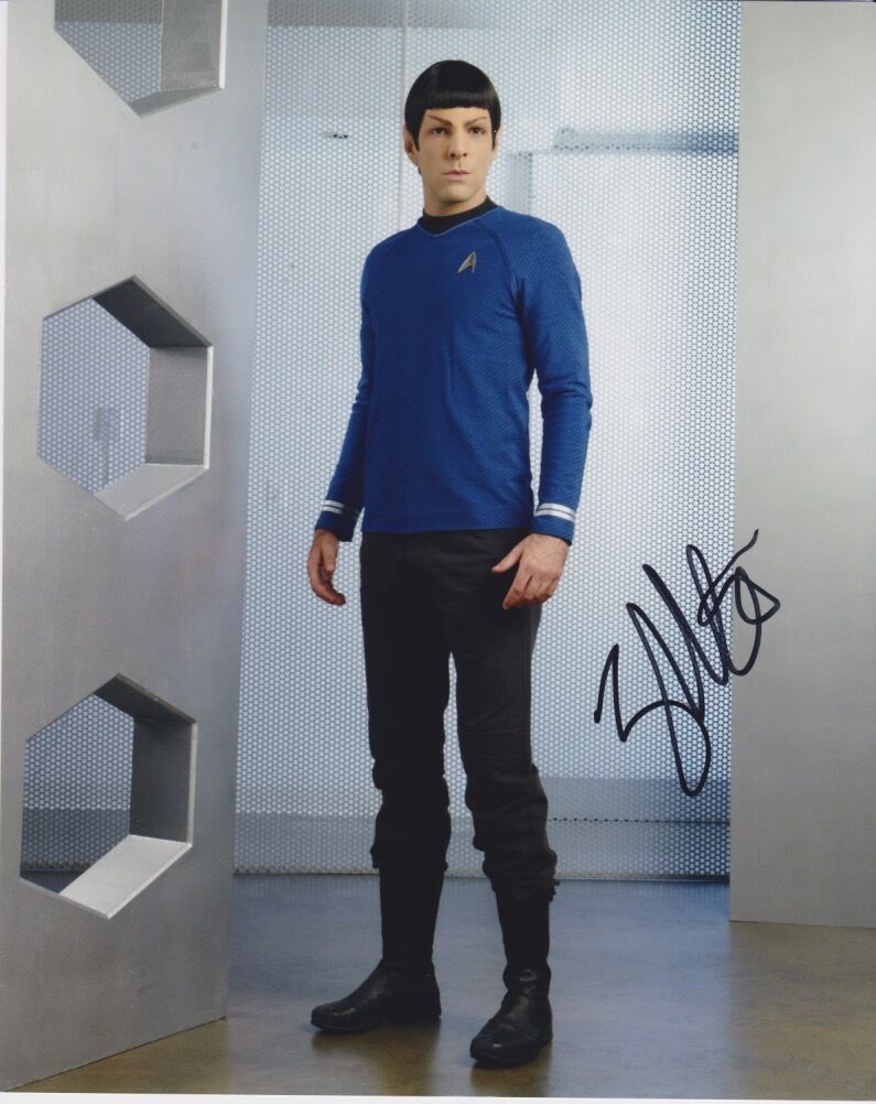 Zachary Quinto (Star Trek) signed authentic 8x10 Photo Poster painting COA (B)