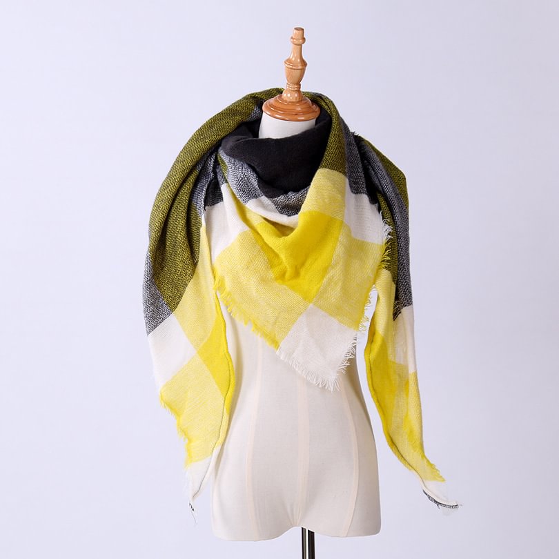 Letclo™ Cashmere Triangle Scarf & Shawl letclo Letclo