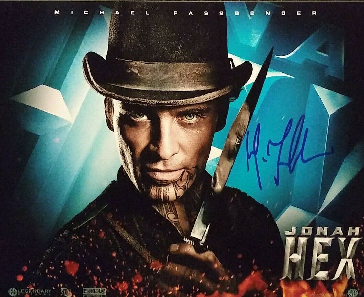 Michael Fassbender signed 8x10