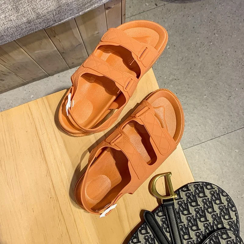 2021 Fashion Beach Women Sandals Comfortable Female Rome Sandal Platform Buckle Summer Shoes Woman Sandalias Footwear