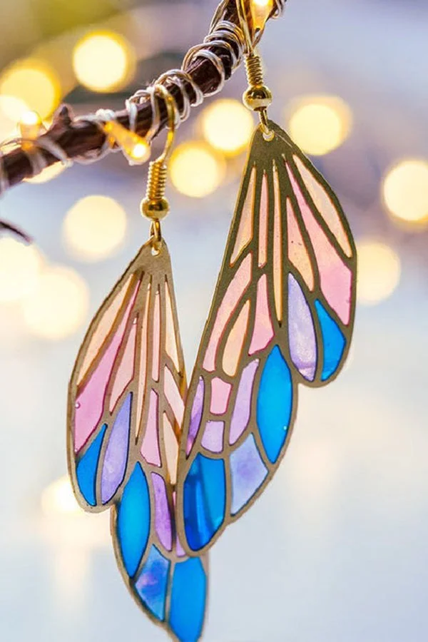 Gradient Butterfly Wings Earrings