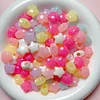 Joyful Candy Colors Jelly Bowknot Bear Acrylic Beads DIY Project