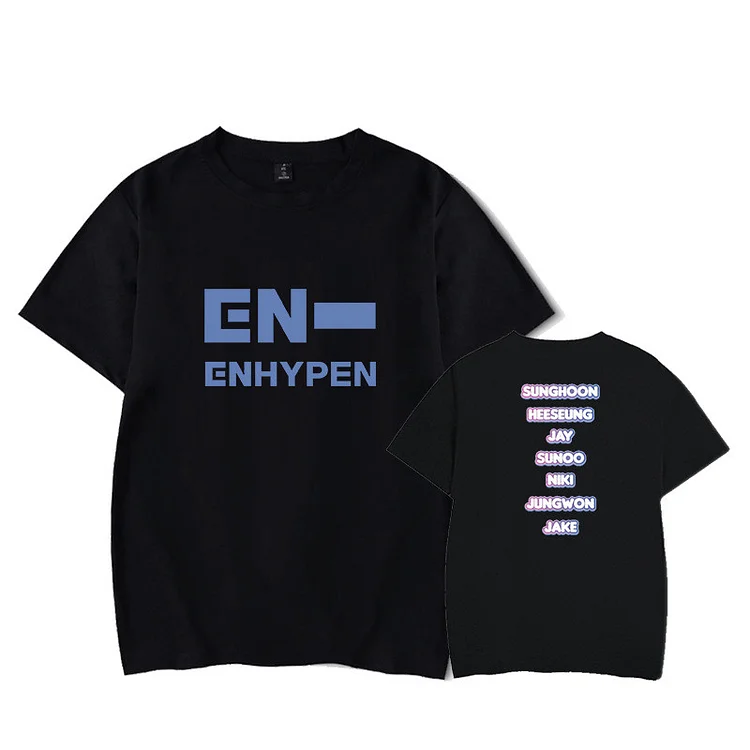 ENHYPEN Creative Print T-shirt